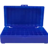 800428 - BOITE DE RANGEMENT BLEUE 50 MUNITIONS CAL 45 ACP
