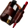 BRBK13 - Bison Ridge Built étui cuir EDC kit lampe et couteaux
