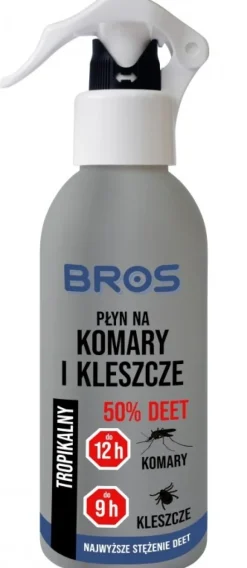 595-009 - BROS DEET 50% 130mL Spray Répulsif Moustiques et Tiques LIRE LA DESCRIPTION