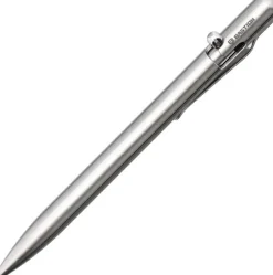 BSTN259 - BASTION Stylo Tactical à Verrou Acier Inox