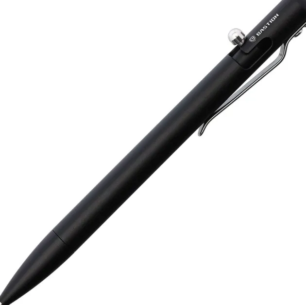 BSTN256B - BASTION Slim Bolt Action Pen Aluminium NOIR