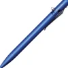 BSTN256BL - BASTION Slim Bolt Action Pen Aluminium BLEU