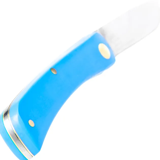 CA68905 - Case SS Light Blue Synthetic Smooth Sod Buster Jr