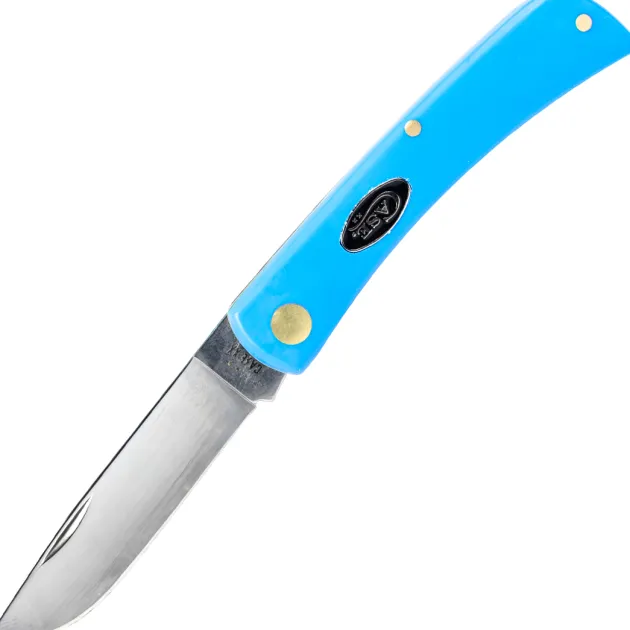 CA68905 - Case SS Light Blue Synthetic Smooth Sod Buster Jr
