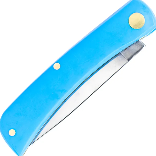 CA68905 - Case SS Light Blue Synthetic Smooth Sod Buster Jr