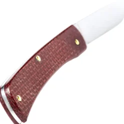 12273 - Case CS Dark Red Micarta Smooth Sod Buster Jr