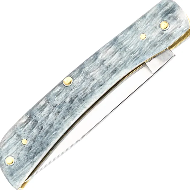 58412 - Case CV Pocket Worn Gray Bone Sod Buster Jr