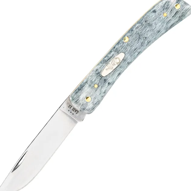 58412 - Case CV Pocket Worn Gray Bone Sod Buster Jr