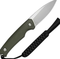 C20076B-1 - Civivi Altus Fixed OD Green G10 Stonewash 14C28N
