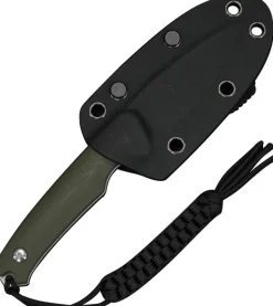 C20076B-1 - Civivi Altus Fixed OD Green G10 Stonewash 14C28N