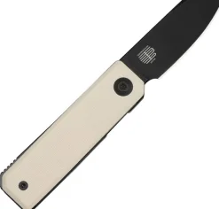 C25036-3 - Civivi Kukei White G10 Black Nitro-V design Tashi Bharucha