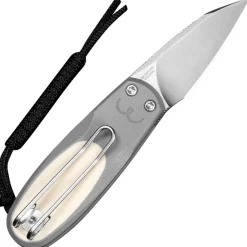 C25054-1 - CIVIVI Purr Gray & Ivory G10 Satin Nitro-V