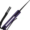 C25054-3 - CIVIVI Purr Purple & Black G10 Black Nitro-V