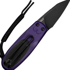 C25054-3 - CIVIVI Purr Purple & Black G10 Black Nitro-V