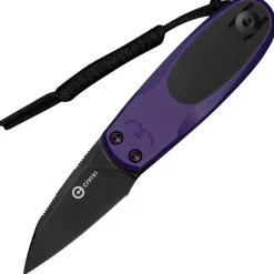 C25054-3 - CIVIVI Purr Purple & Black G10 Black Nitro-V