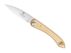 CD 4929.BT COUTEAU DOZORME CAPUCIN BUIS DECOR TRUITE 12,5CM INOX