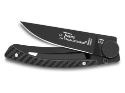 CD 4941.FC LE THIERS DOZORME LINER LOCK FACON CARBONE