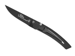 CD 4941.N LE THIERS DOZORME LINER LOCK TOUT INOX NOIR 10,5CM