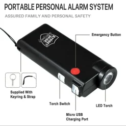 CEPSWKNTL - STREETWISE PRODUCTS Knight Light Combo Alarme 130dB + Torche 350lm