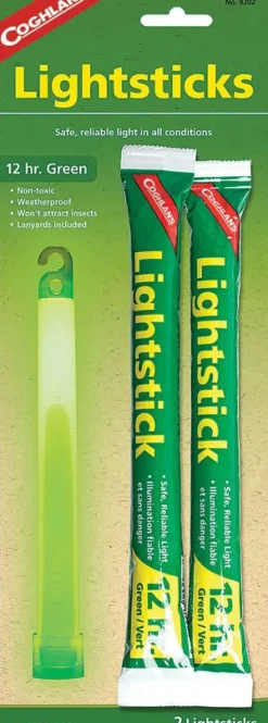 CGN9202 - COGHLAN'S Chemlight Vert 2 pcs 15cm 12H