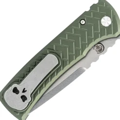 Chaves Knives Redencion Auto Grey Green Tread Blade Show West 2025