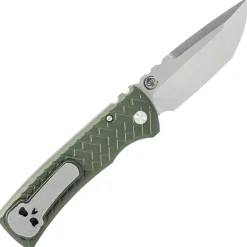 Chaves Knives Redencion Auto Grey Green Tread Blade Show West 2025