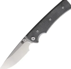 Chaves Liberation 229 Drop Point Satin Elmax Black Micarta