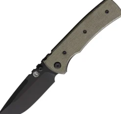 Chaves Redencion 229 Drop Point PVD Elmax Green Micarta