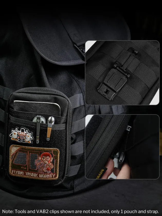 CHS3BLK - VIPERADE Petit sac bandoulière NOIR