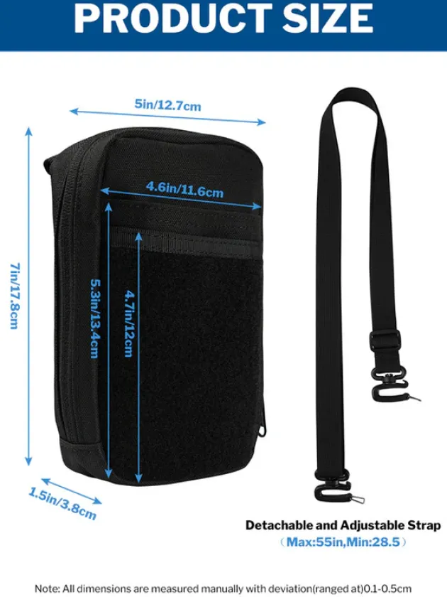 CHS3BLK - VIPERADE Petit sac bandoulière NOIR