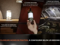 CL26RPROW - Fenix Lanterne de camping portable multifonctions 650 lumens Blanche camo