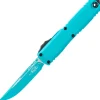 11214-1CN-C24Z4 - Microtech Ultratech Gen IV S/E Cerakote Cyan