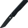 Cobratec Knives - Prowler Button Lock Tanto Black