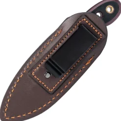 CobraTec - Pocket Bowie Fixed Blade - Cuir