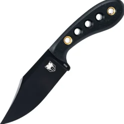 CobraTec - Pocket Bowie Fixed Blade Black - Kydex