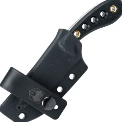 CobraTec - Pocket Bowie Fixed Blade Black - Kydex