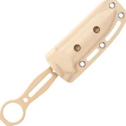 CobraTec - Ringed Claymore Fixed Blade Tan