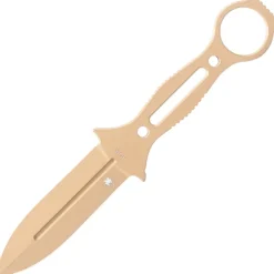 CobraTec - Ringed Claymore Fixed Blade Tan