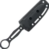 CobraTec - Ringed Claymore Fixed Blade Black
