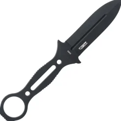 CobraTec - Ringed Claymore Fixed Blade Black