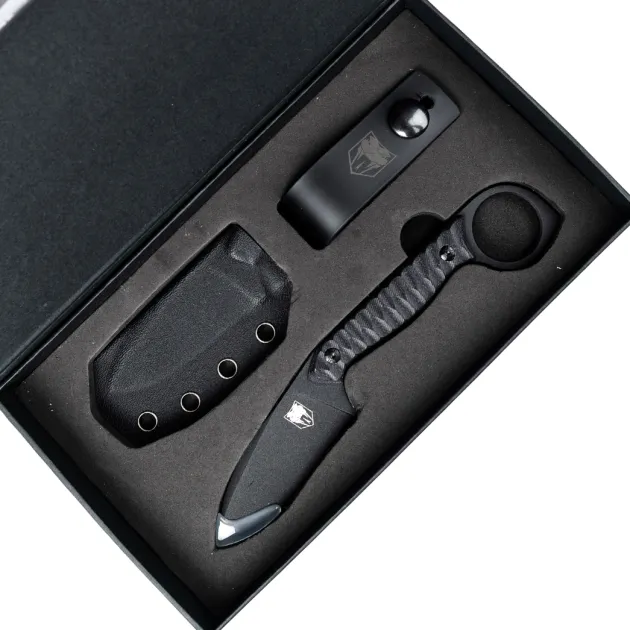 CobraTec - Wolfteeth Wolfteeth Fixed Blade Black