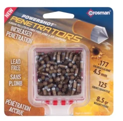 COL933515 CROSSMAN 177 Gold Flight Penetrator 8.5gr Lead Free Pellets (125ct)