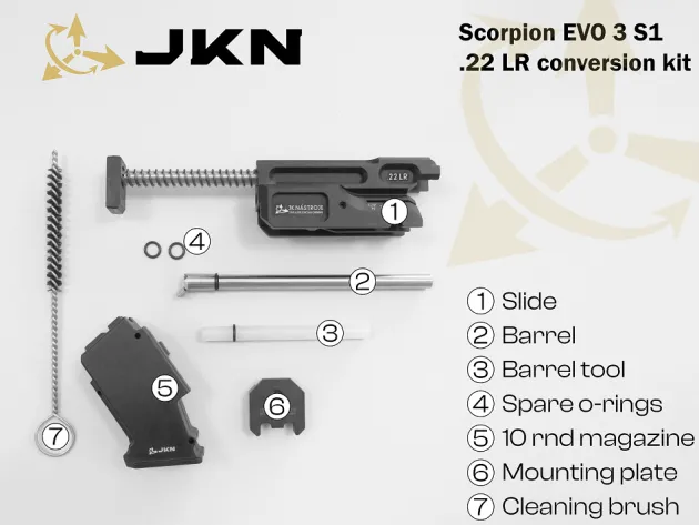 788598 - CONVERSION JKN POUR CZ SCORPION EVO3 S1 22LR