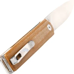 10001082 - COUTEAU HERBERTZ MICARTA MARRON 12CM INOX