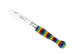 87411 - COUTEAU NONTRON 25 MANCHE BOULE 12CM MULTICOLORE