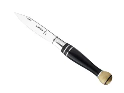 87406 - COUTEAU NONTRON 25 MANCHE BOULE 12CM EBENE BUIS