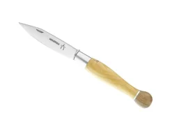 87403 - COUTEAU NONTRON 25 MANCHE BOULE 12CM BUIS NOYER