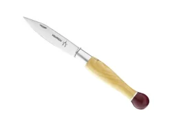 87402 - COUTEAU NONTRON 25 MANCHE BOULE 12CM BUIS AMARANTE