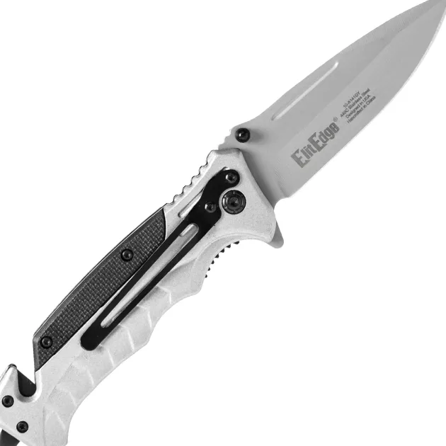 Couteau pliant de secours Elitedge Rescue Gray