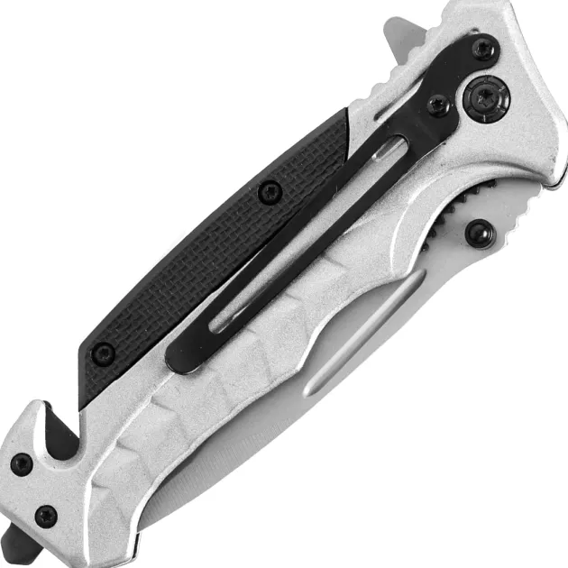 Couteau pliant de secours Elitedge Rescue Gray
